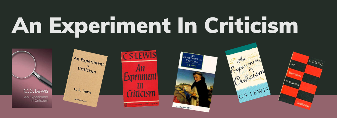 an experiment in criticism